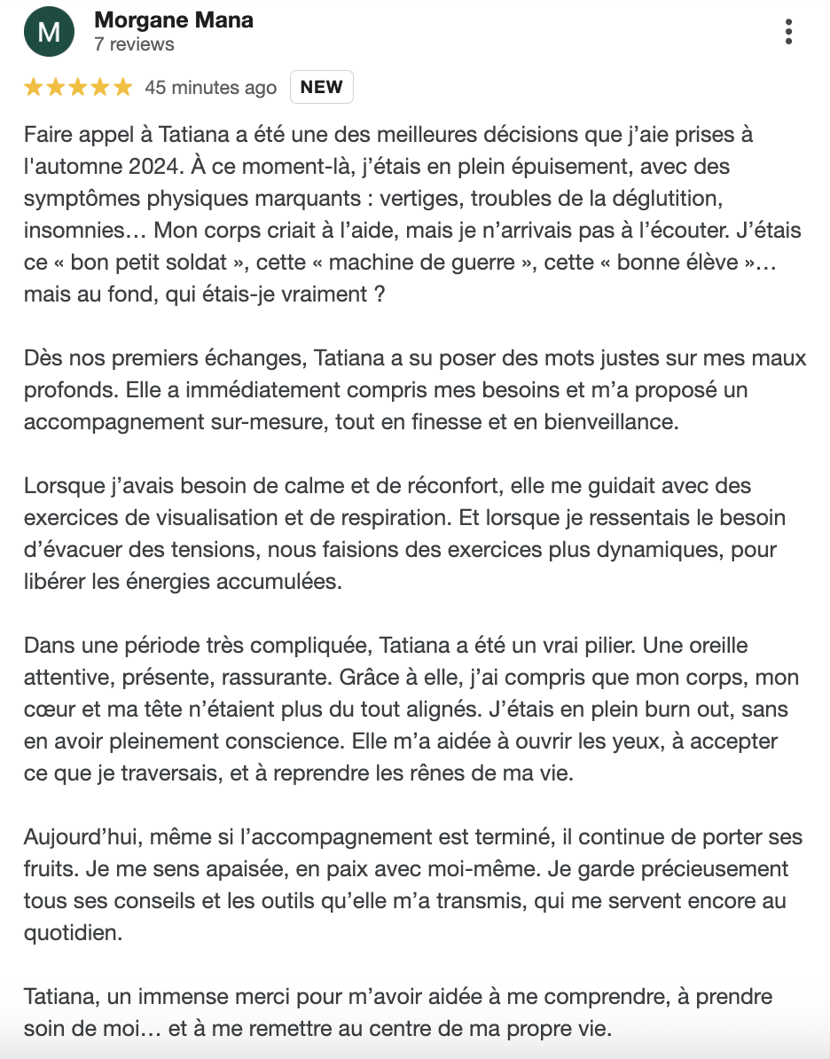 Avis sophrologue Nievroz-Morgane